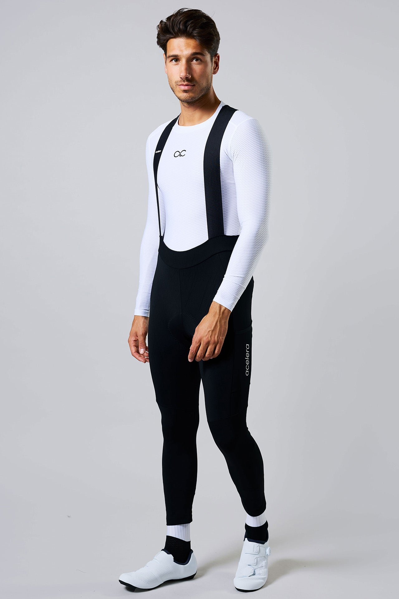 Heren Essential Fietsbroek Lang Wielerbroeken Acelera.cc