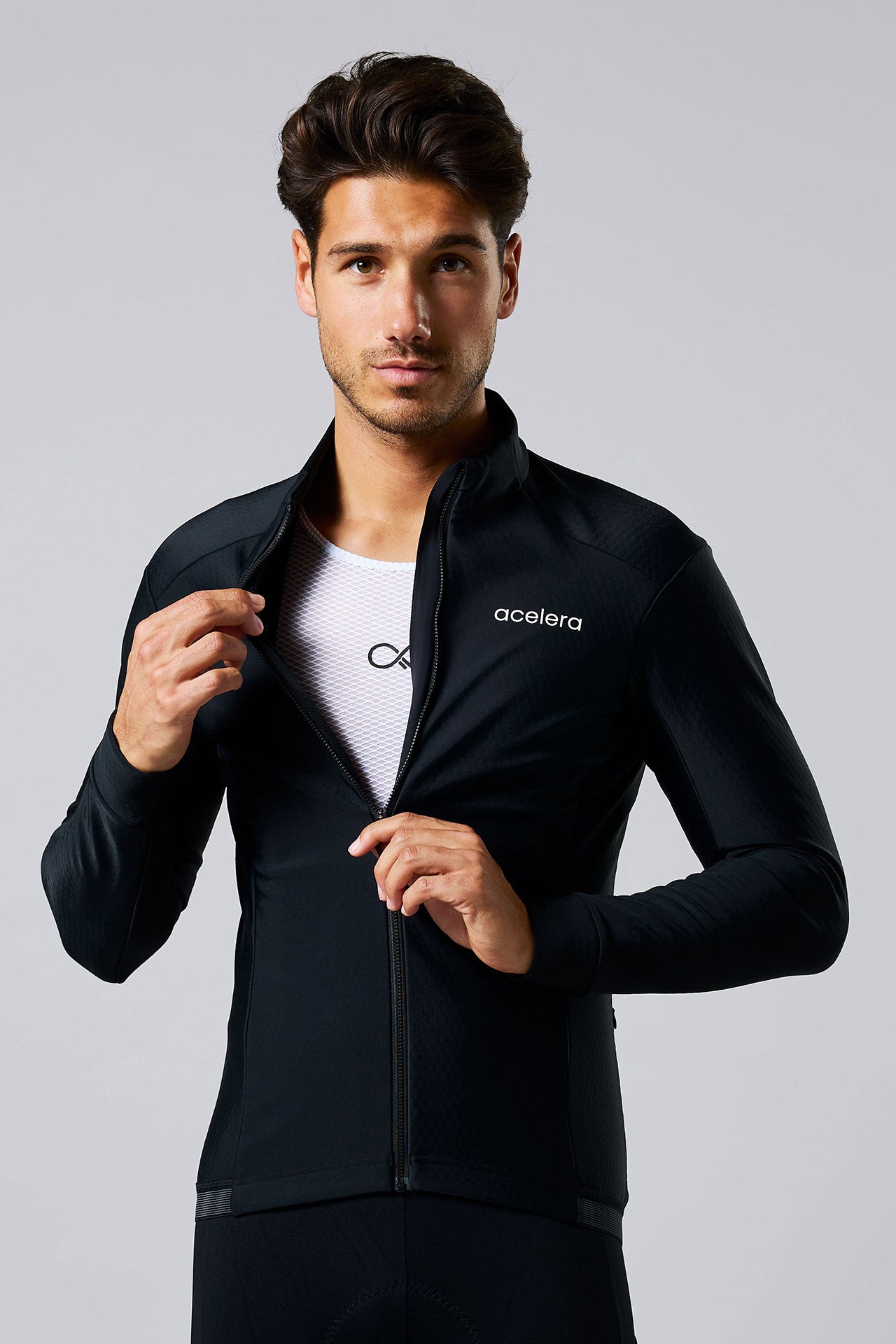 Heren Intermediate Fietsjacket Deep Winter Wielershirts Acelera.cc