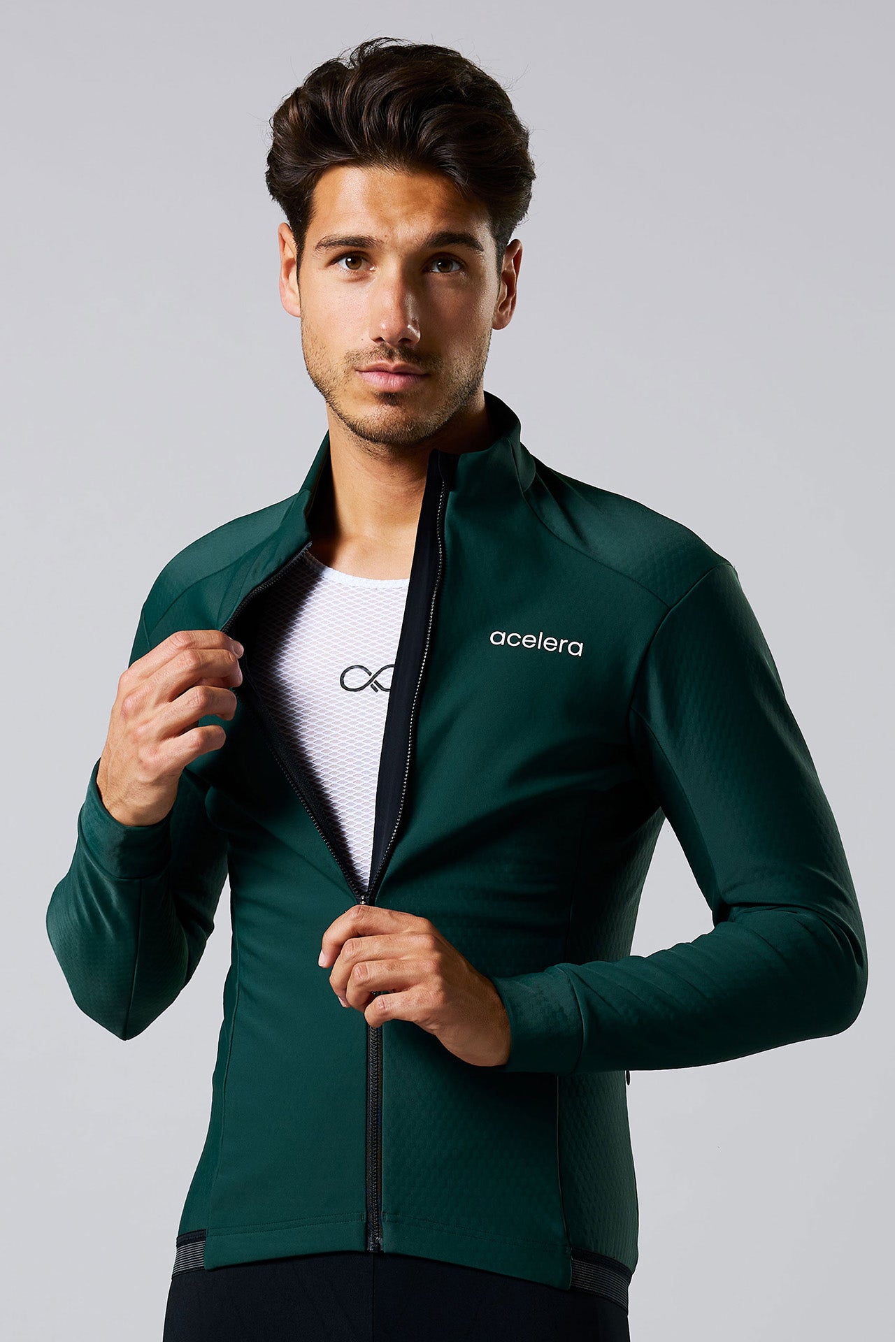 Heren Intermediate Fietsjacket Deep Winter Wielershirts Acelera.cc
