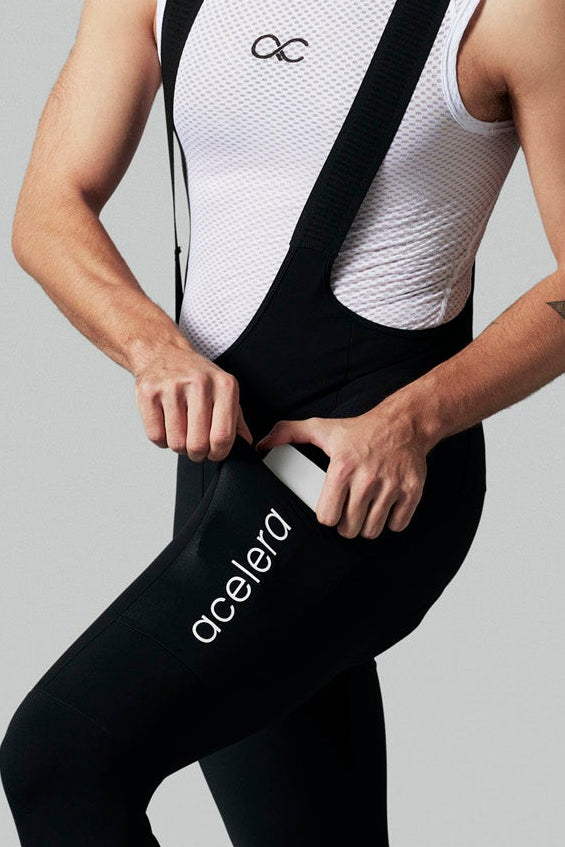 Acelera cykelshorts för män med långa detaljer