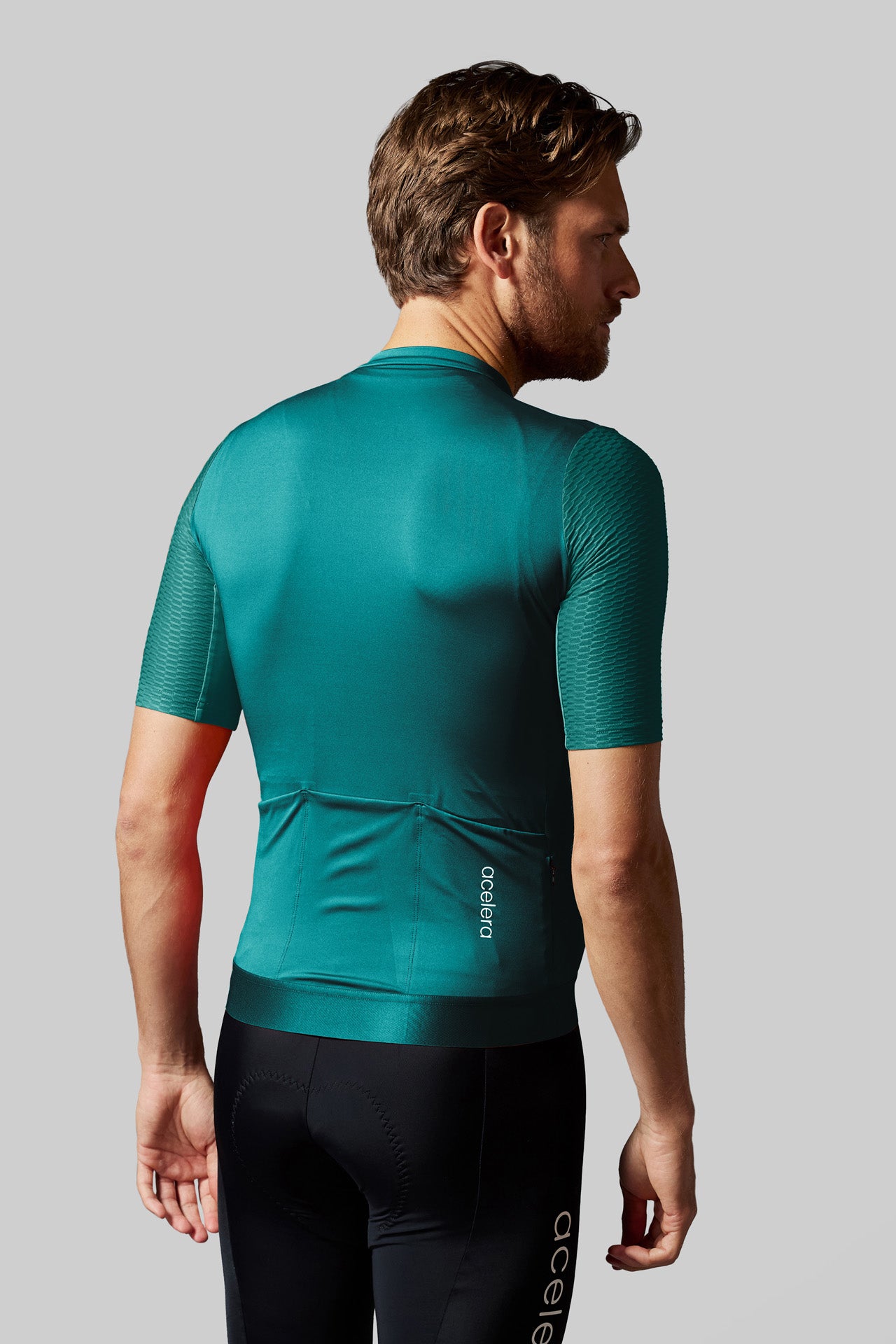 Heren Pro Fietsshirt Korte Mouw Wielershirts Acelera.cc