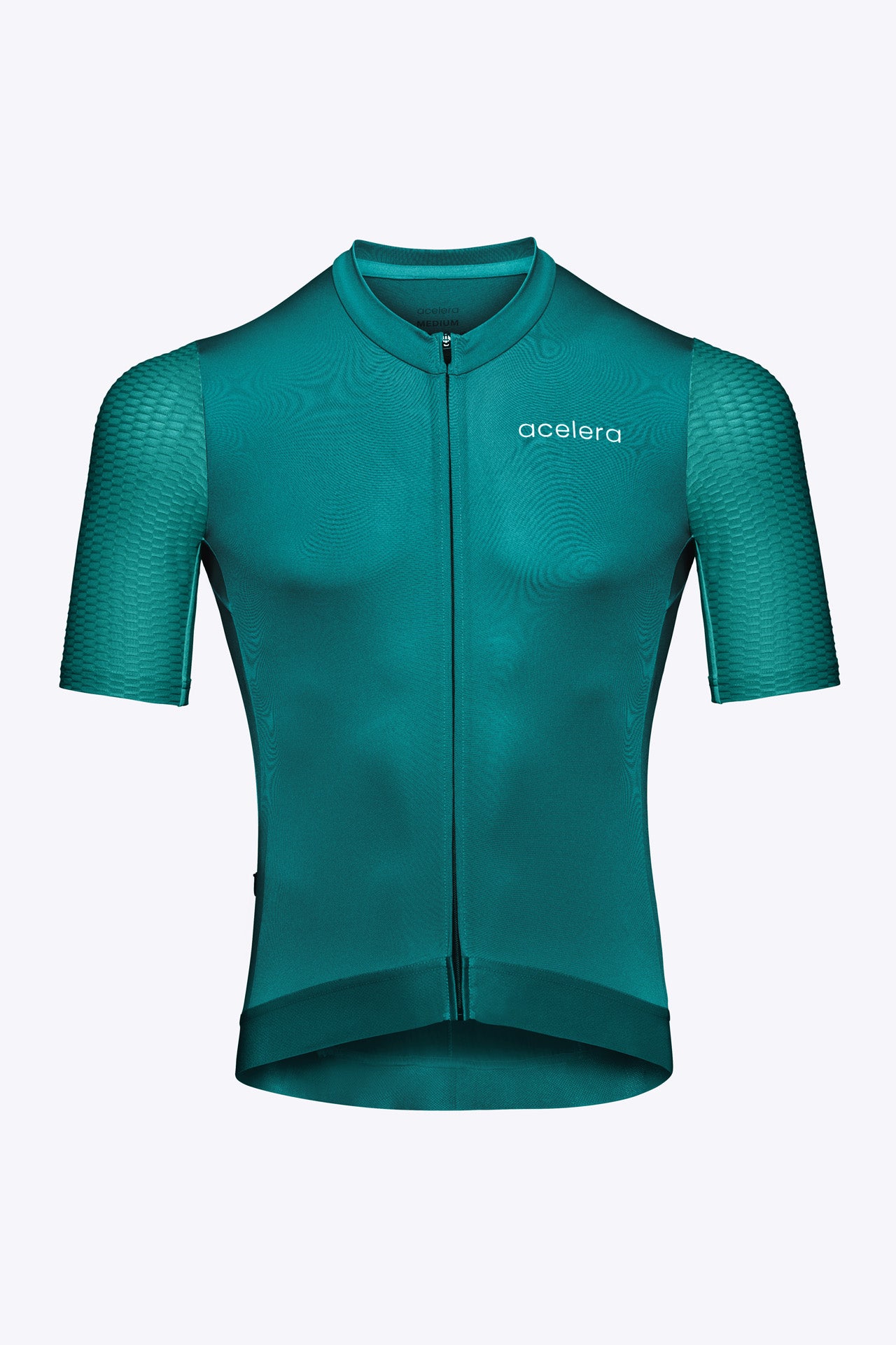Heren Pro Fietsshirt Korte Mouw Wielershirts Acelera.cc Jungle Green S