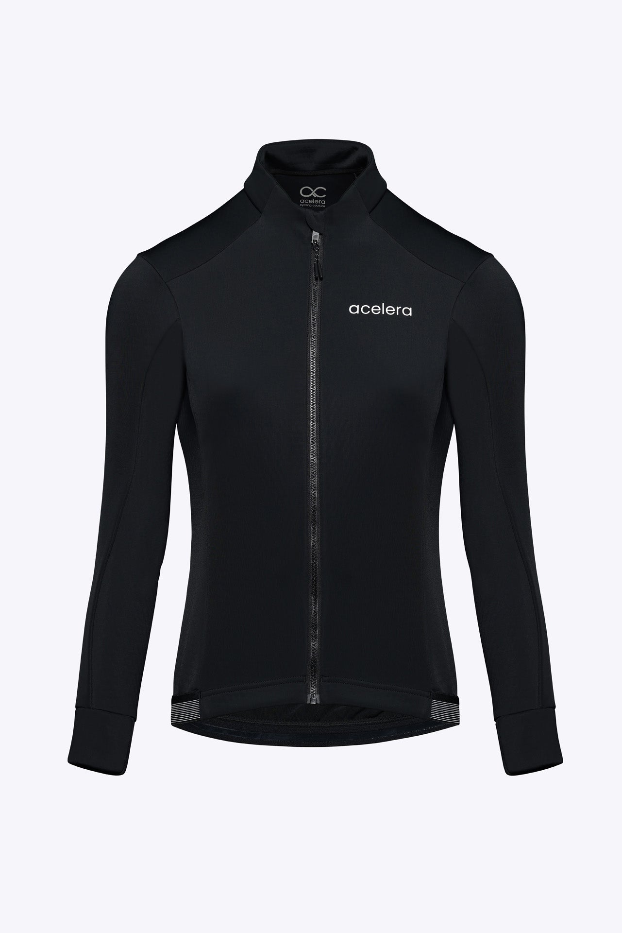 Dames Intermediate Jacket Deep Winter Wielershirts Acelera.cc Black XS
