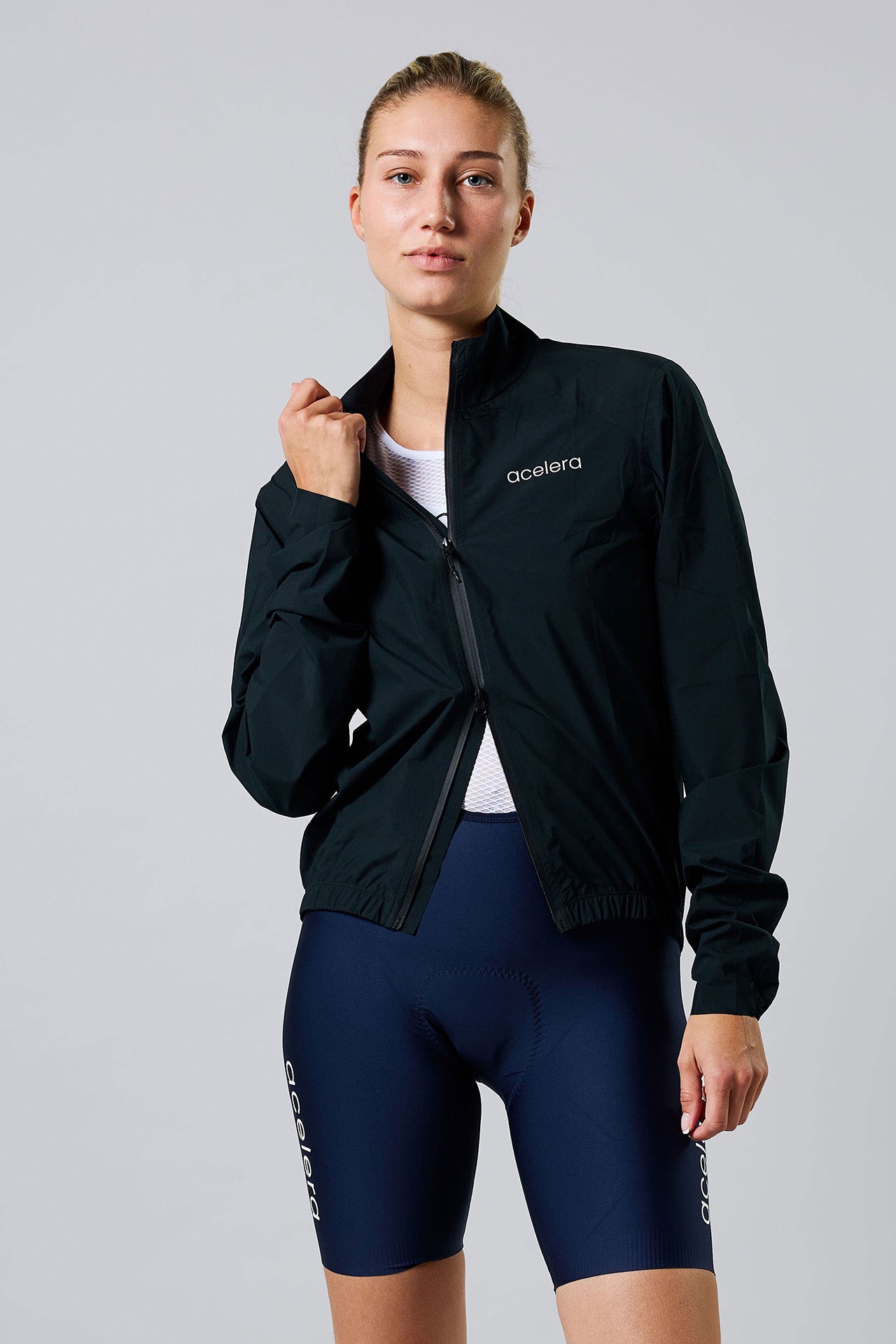 Dames Pro Waterdicht Regenjack Wielershirts Acelera.cc