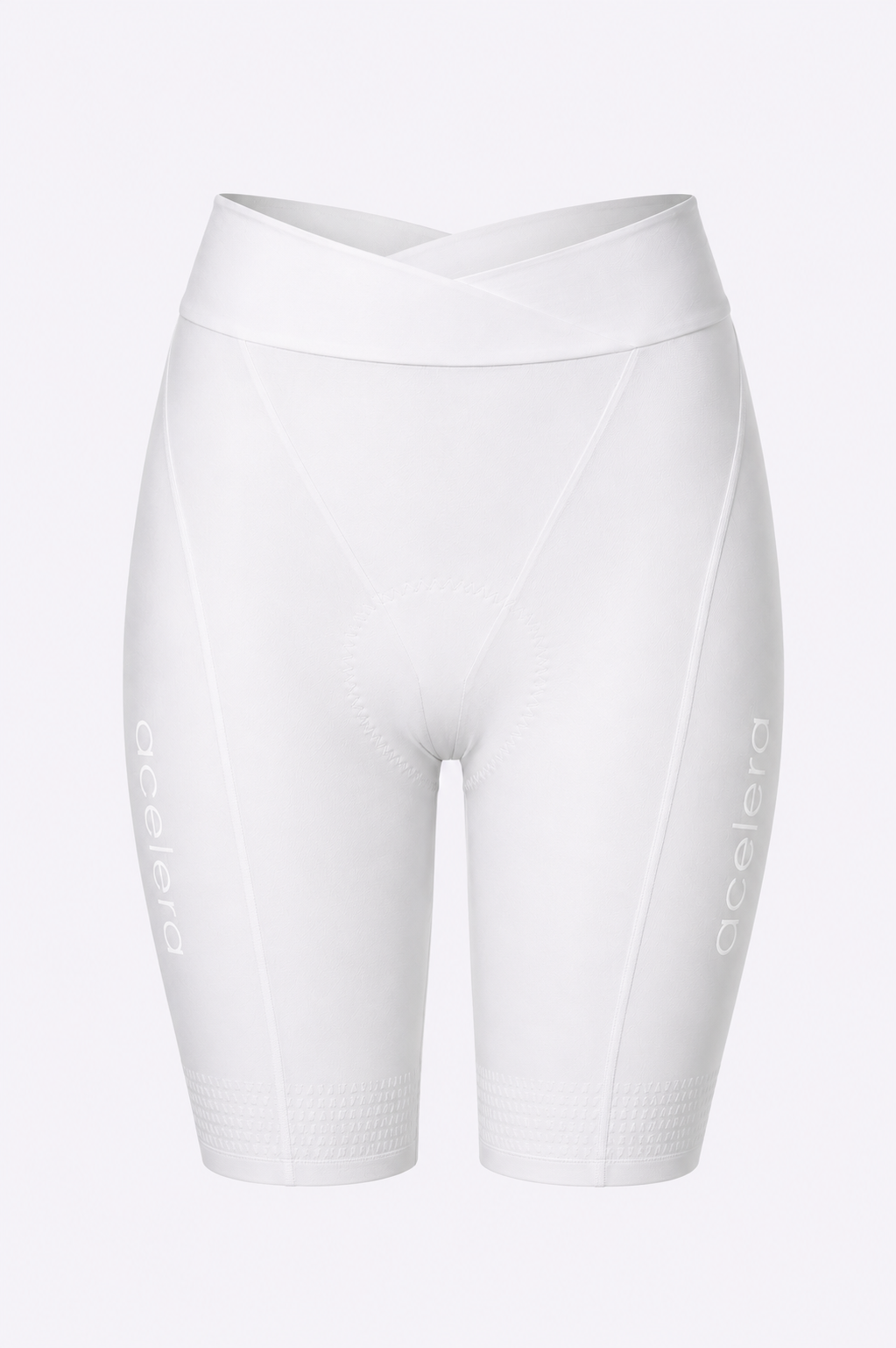 Acelera Dames Intermediate Fietsshort White Product Shot #Color_White