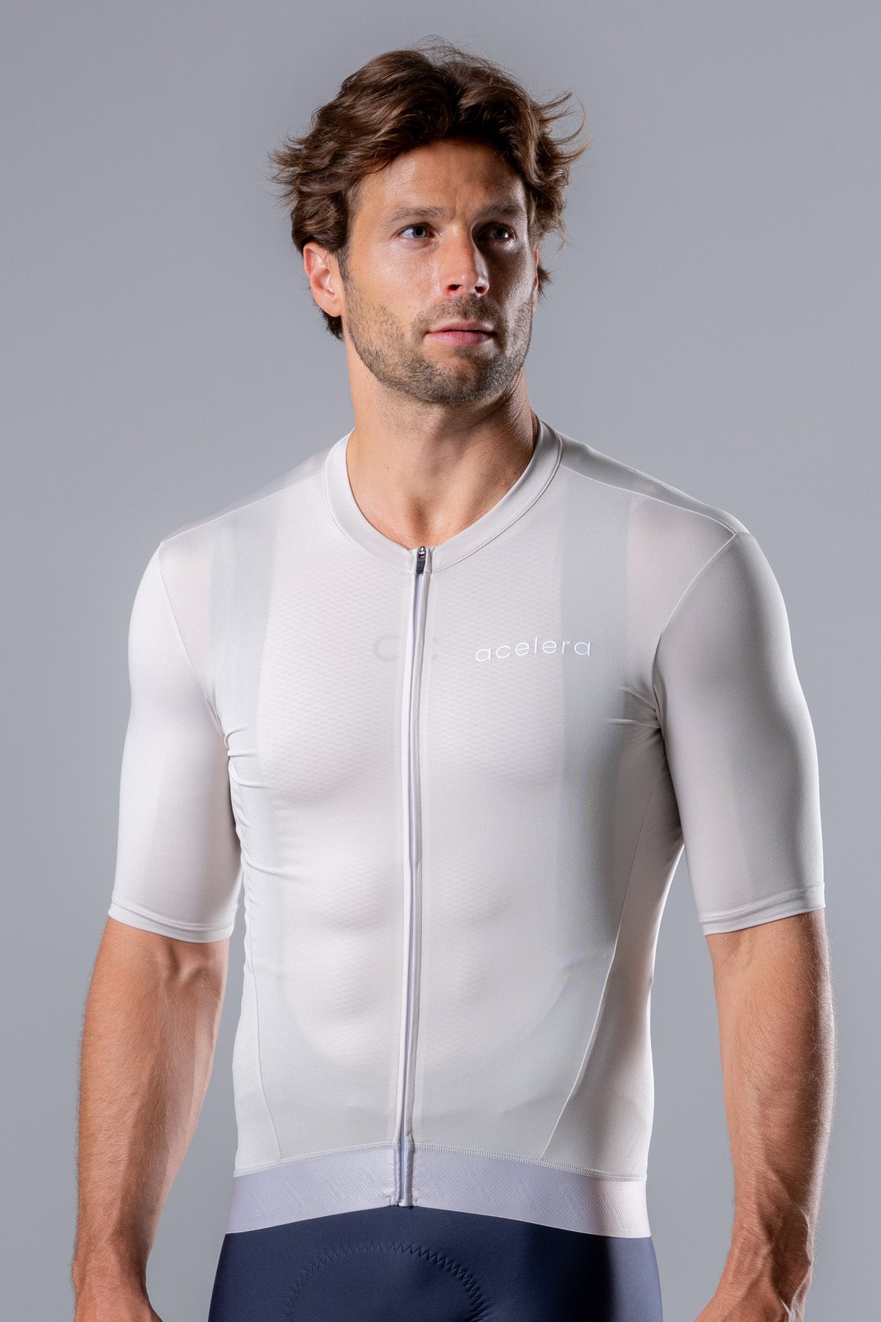 Acelera Heren Essential Fietsshirt Korte Mouw - Lime Stone Detail #Color_Lime Stone