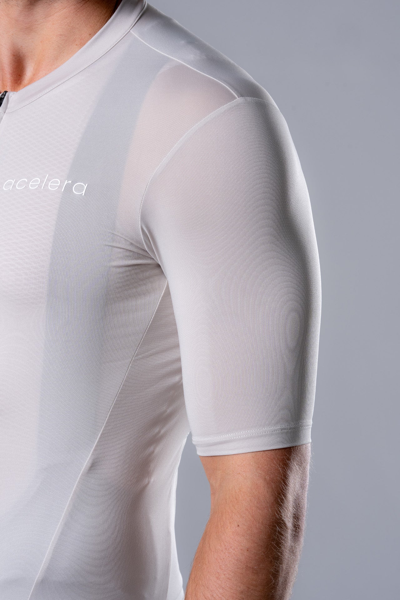 Acelera Heren Essential Fietsshirt Korte Mouw - Lime Stone Detail #Color_Lime Stone