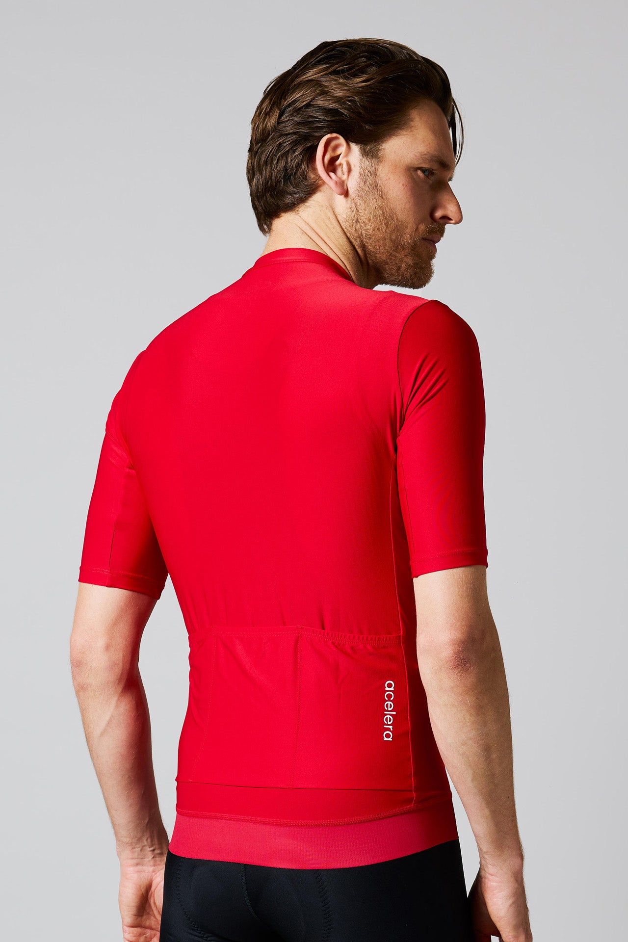 Heren Essential Fietsshirt Korte Mouw Wielershirts Acelera.cc