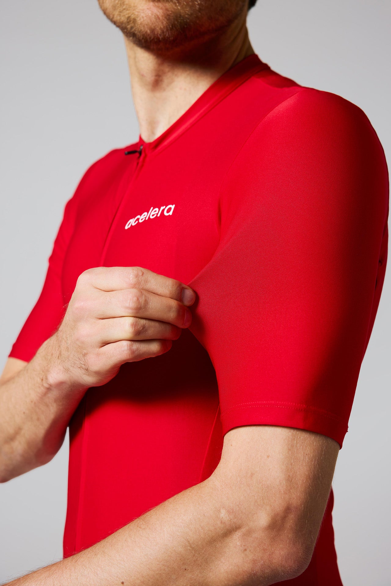 Heren Essential Fietsshirt Korte Mouw Wielershirts Acelera.cc