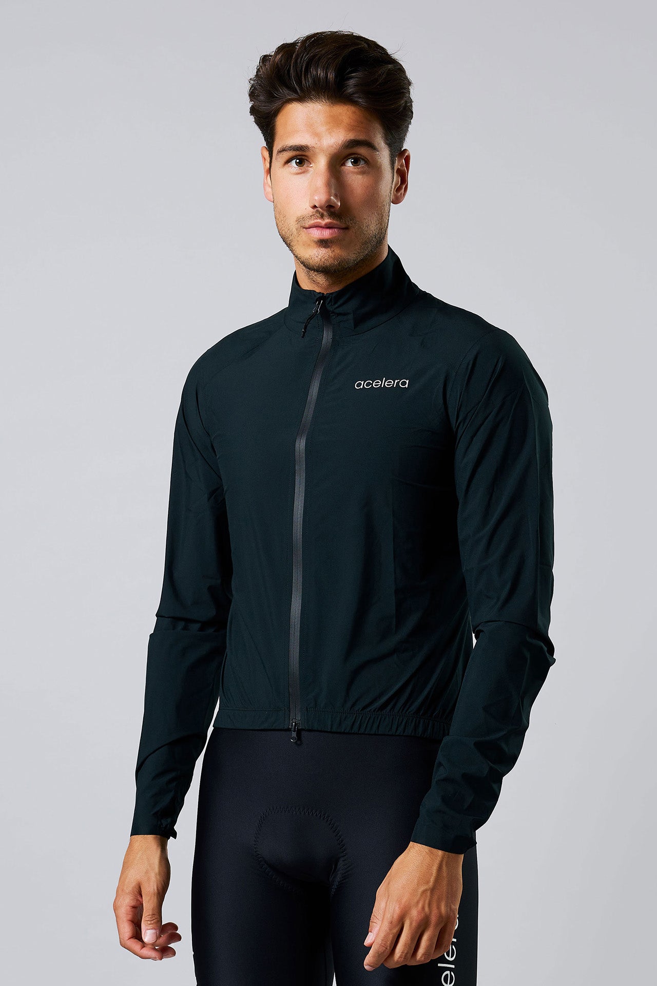 Heren Pro Waterdicht Regenjack Wielershirts Acelera.cc