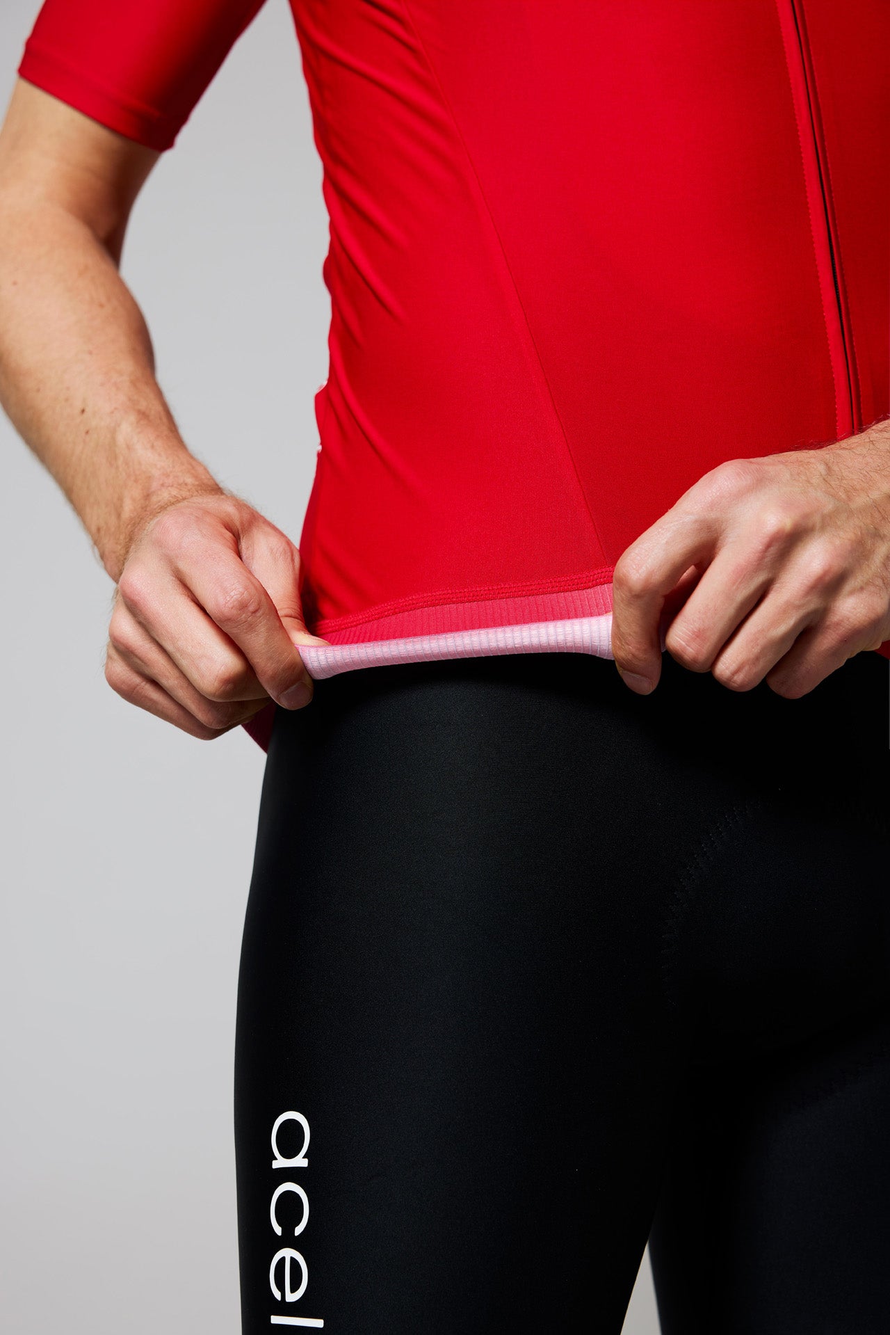Heren Essential Fietsshirt Korte Mouw Wielershirts Acelera.cc