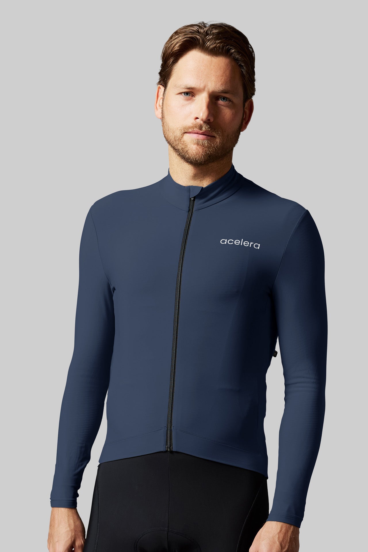 Herren Pro Thermo-Radtrikot Langarm