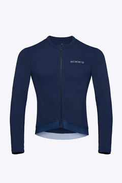 Men's Pro Cycling Jersey Long Sleeve Fleeced