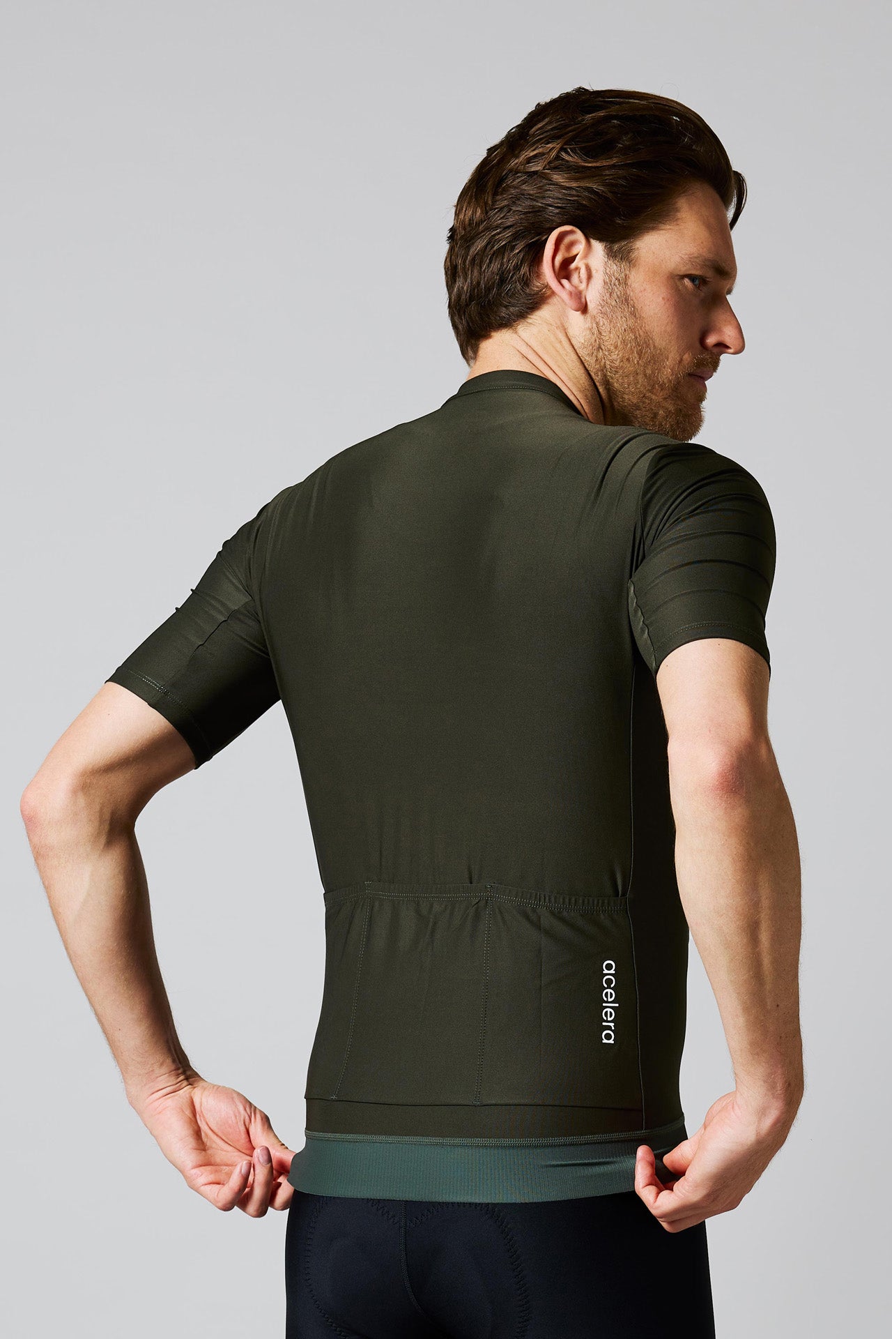 Heren Essential Fietsshirt Korte Mouw Wielershirts Acelera.cc