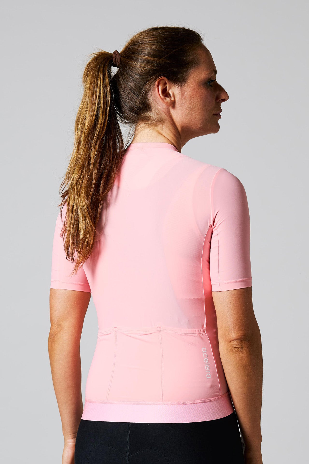 Dames Intermediate Fietsshirt Korte Mouw Wielershirts Acelera.cc