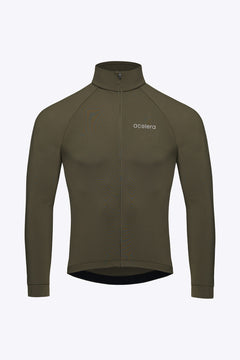 Men's Essential Cycling Jersey Long Sleeve Thermo Fleece