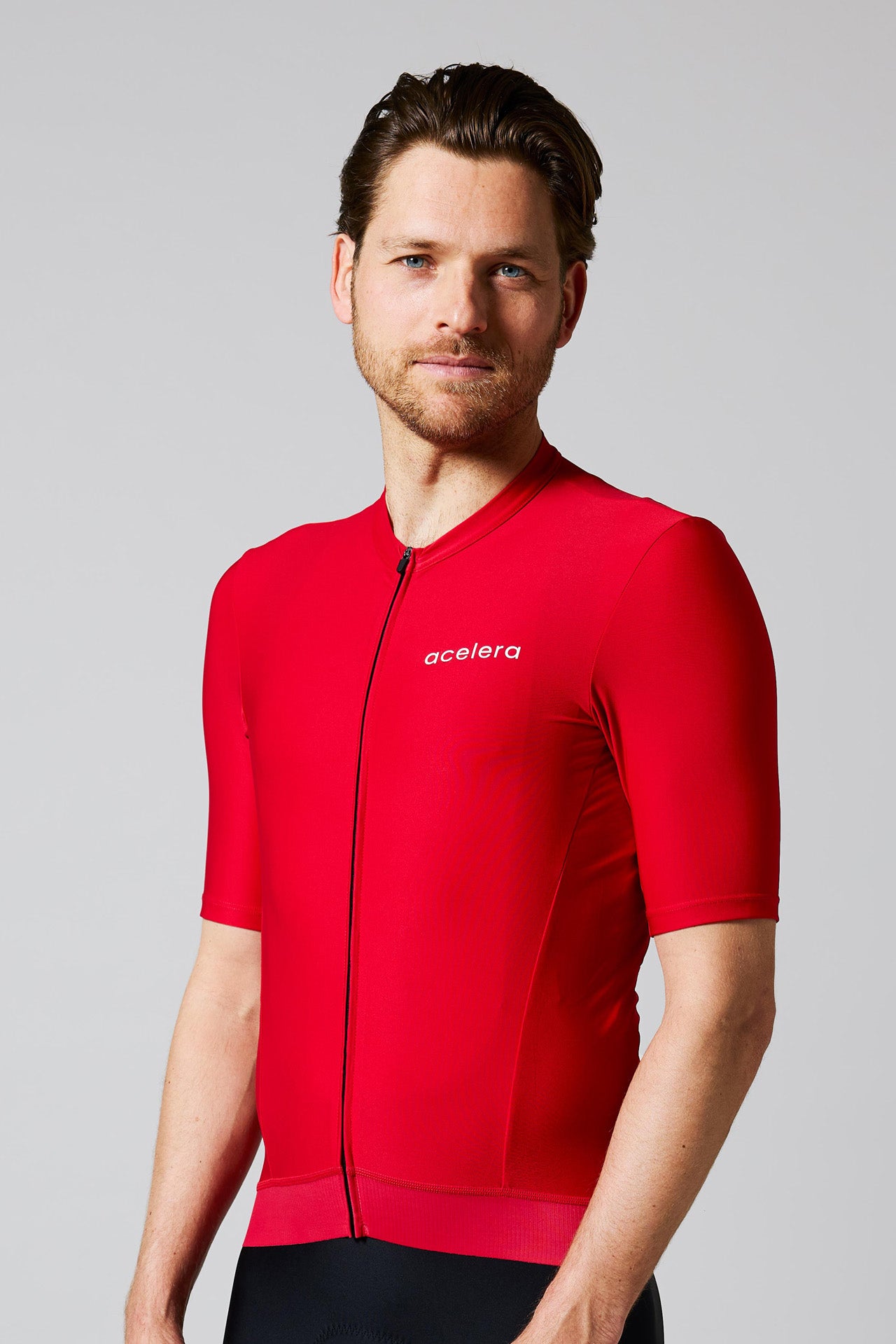 Heren Essential Fietsshirt Korte Mouw Wielershirts Acelera.cc