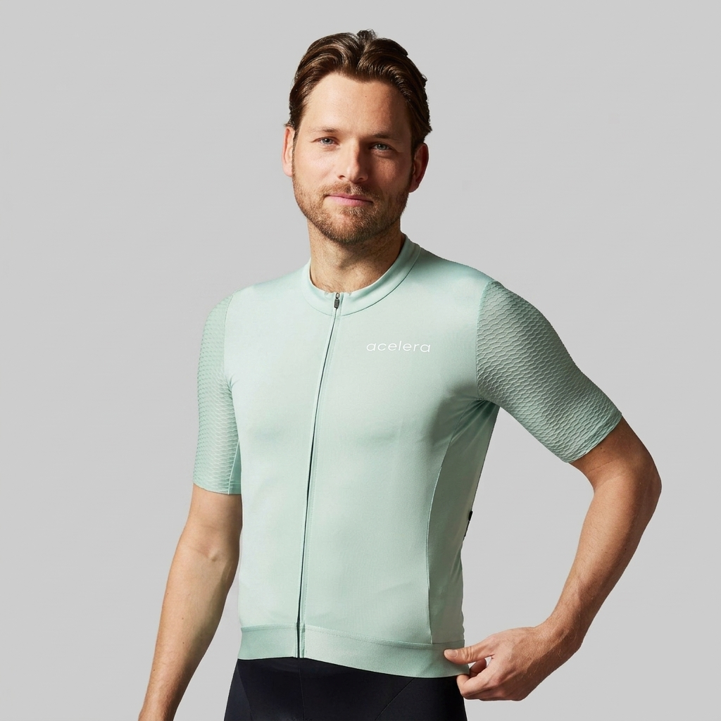 Pro cykeltröja för män med kort ärm