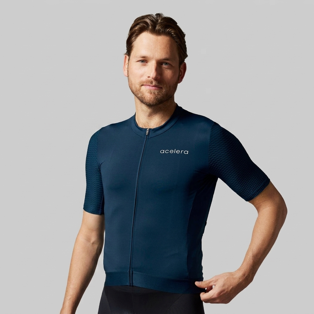 Heren Pro Fietsshirt Korte Mouw