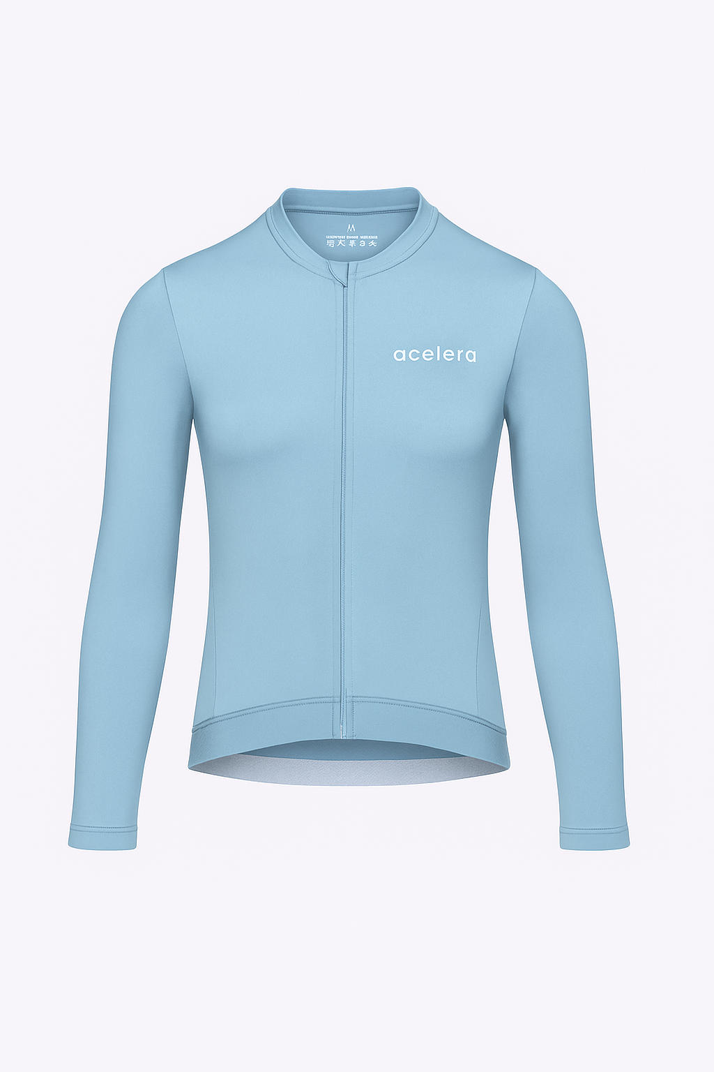 Dames Pro Fleeced Fietsshirt Lange Mouw Cycling Apparel & Accessories Acelera.cc Light Blue XS