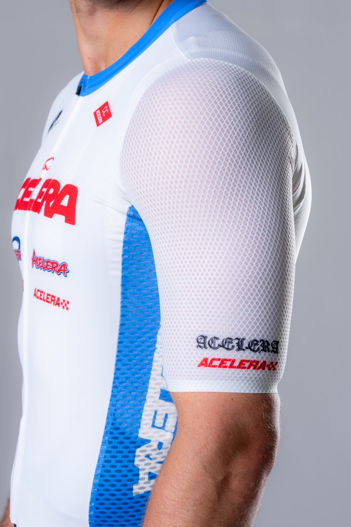Acelera Men Pro cycling jersey Short Sleeve - Vintage Detail #Color_Vintage