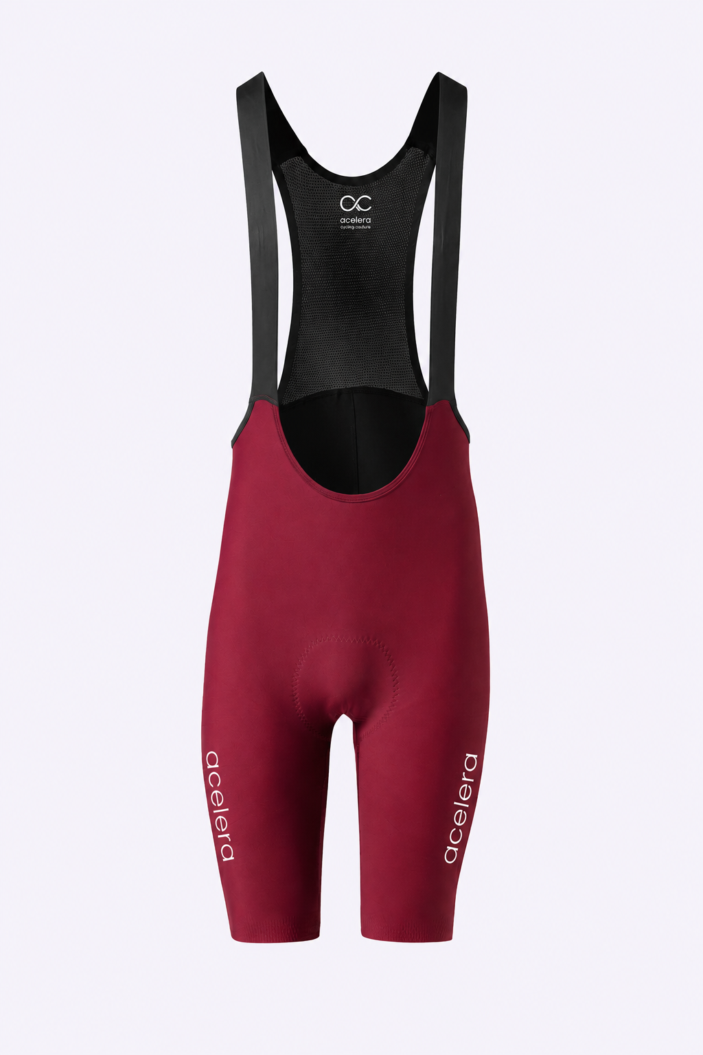 Acelera Heren Intermediate Fietsbroek Kort - Red Product Shot #Color_Red