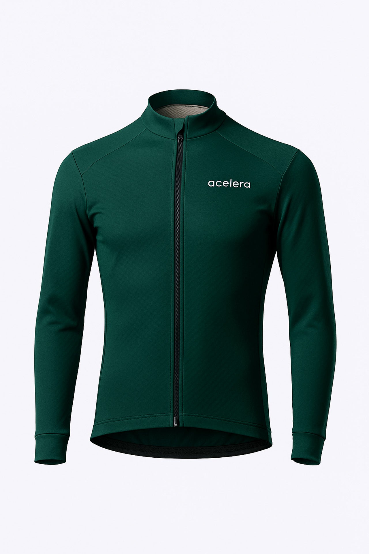 Heren Intermediate Fietsjacket Deep Winter Wielershirts Acelera.cc Green S